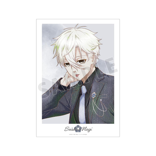 『ブルーロック』描き下ろし 凪 誠士郎 スーツモデルver. Ani-Art aqua label A3マット加工ポスター【202510再販】